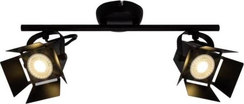 Movie G08913/76 Loft-spotlights LED (RGB) GU10 10 W Sort (mat)