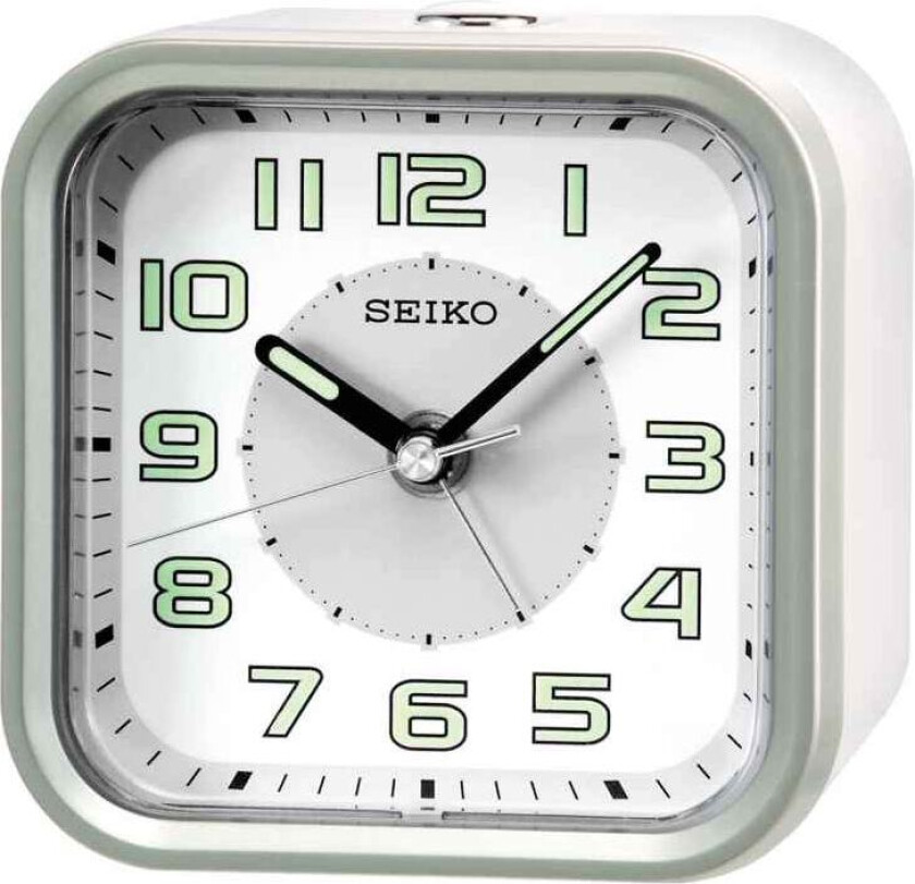 Alarm Clock QHE128A - Kvarts - Sølv - - - Akryl