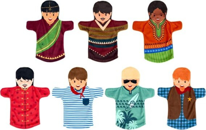 Hand Puppet Cultures 7pcs.