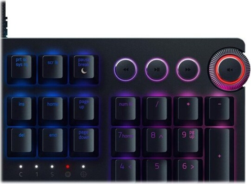 Huntsman Elite (AZERTY) - Gamingtastatur - Fransk - Svart