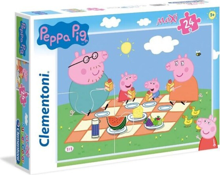 Maxi Puzzle Peppa Pig 24st. Gulv