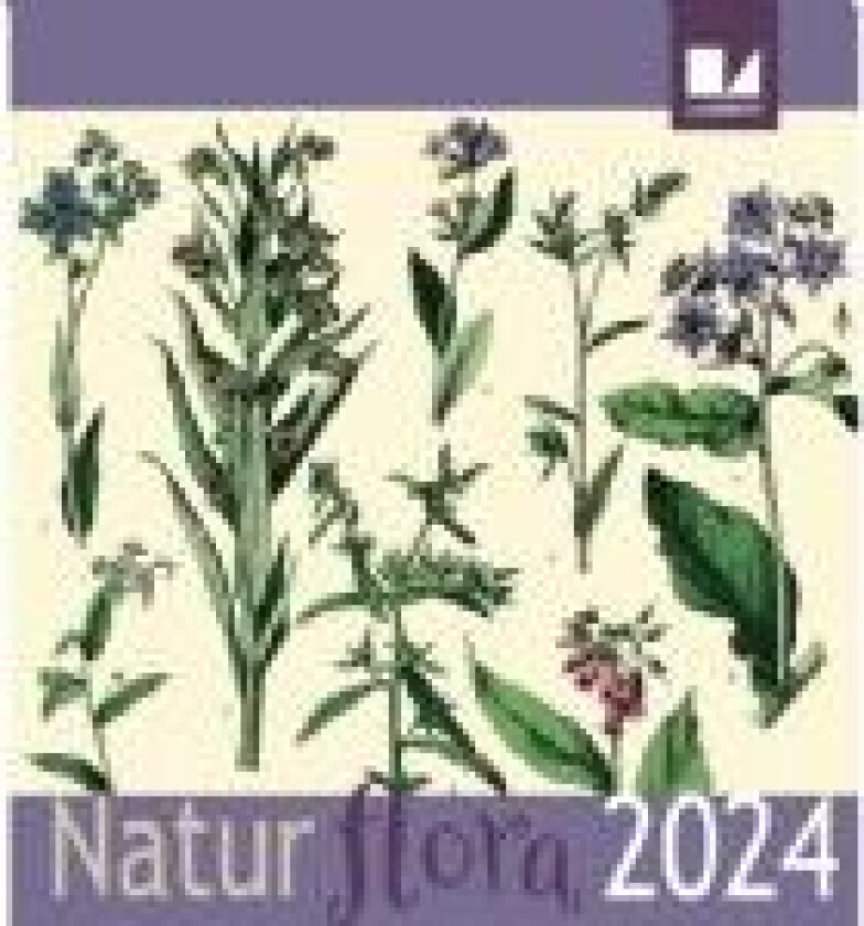 Natur - florakalender 2024 Språk: Dansk