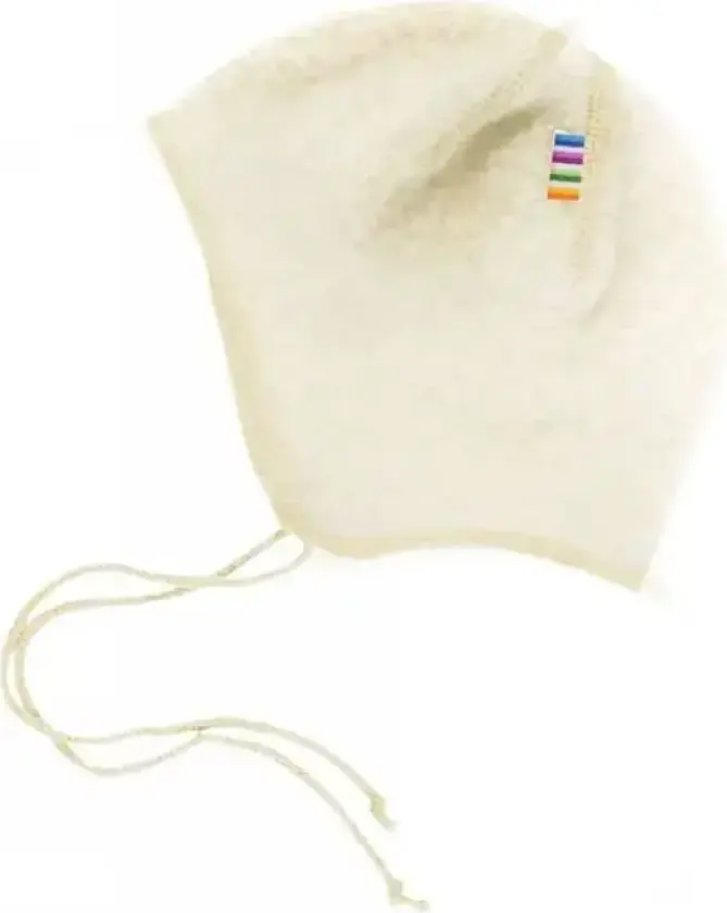 Hjelm i råhvit myk ull | Joha | Baby | Off-white | størrelse 45CM | 100% Soft Ull til