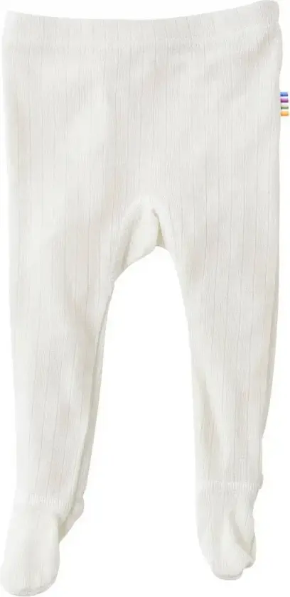 Råhvite ulleggings med fot | Joha | Baby | Natur / off-white | størrelse 50 | 100% Merino Ull til