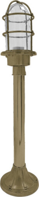 13 Nattlampe H60cm støpt messing IP44