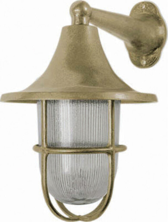 54D Vegglampe støpt messing IP44