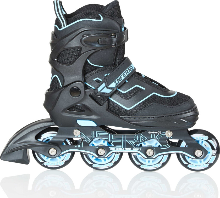 Inferno Justerbar Inline Rulleskøyter Blå