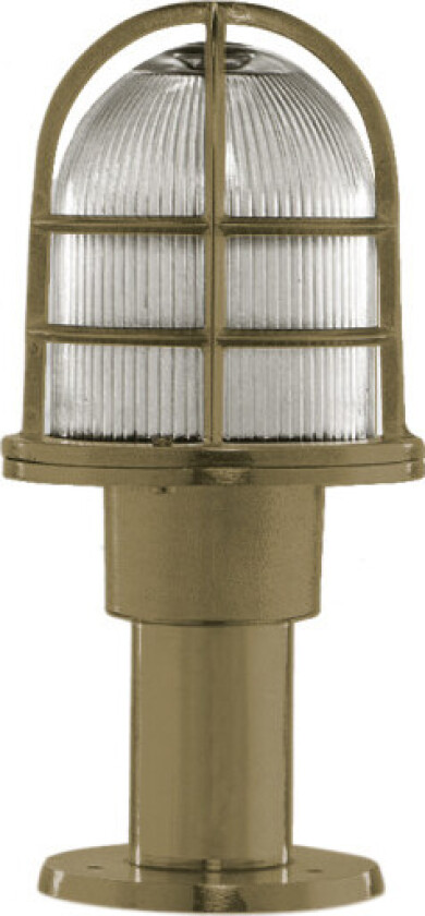 651 Pidestall H30cm støpt messing IP64