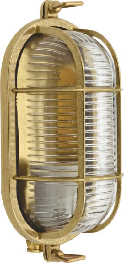 47B Oval skottlampe støpt messing IP64