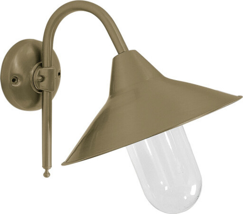 852 vegglampe messing IP44