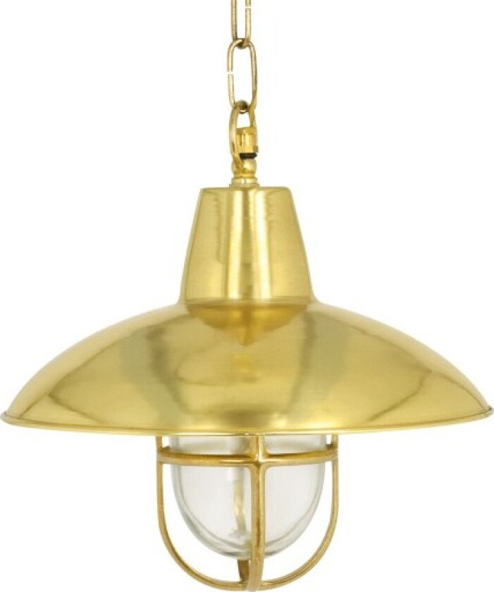 817K anheng med skjerm i messing IP44