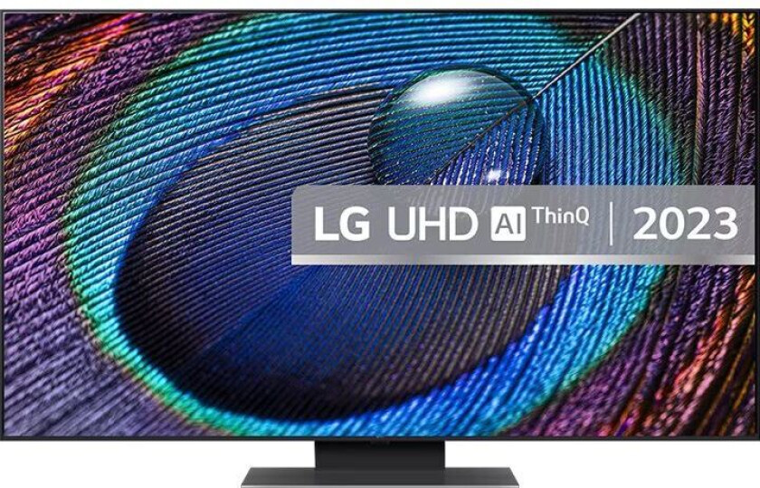 55UR91006LA - 55" Diagonalklasse UR91 Series LED-bakgrunnsbelyst LCD TV - Smart TV - ThinQ AI, webOS - 4K UHD (2160p) 3840 x 2160 - HDR - Edge LED