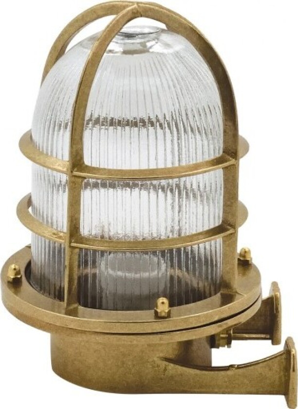 21 Stabil lampe med sterk gitter støpt messing IP64