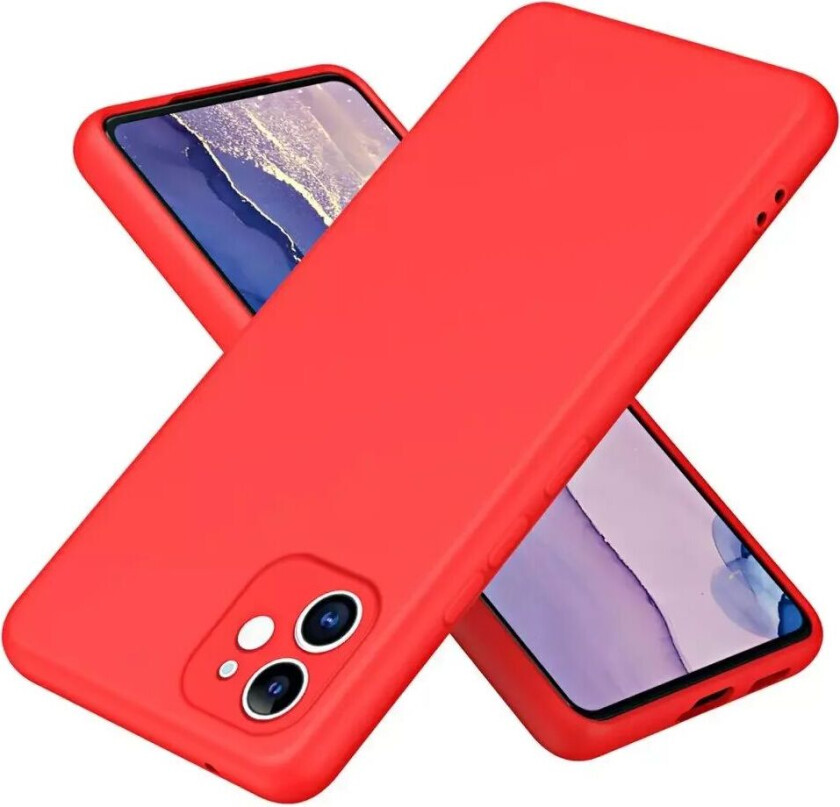 iPhone 11 Silikon Deksel - Rød