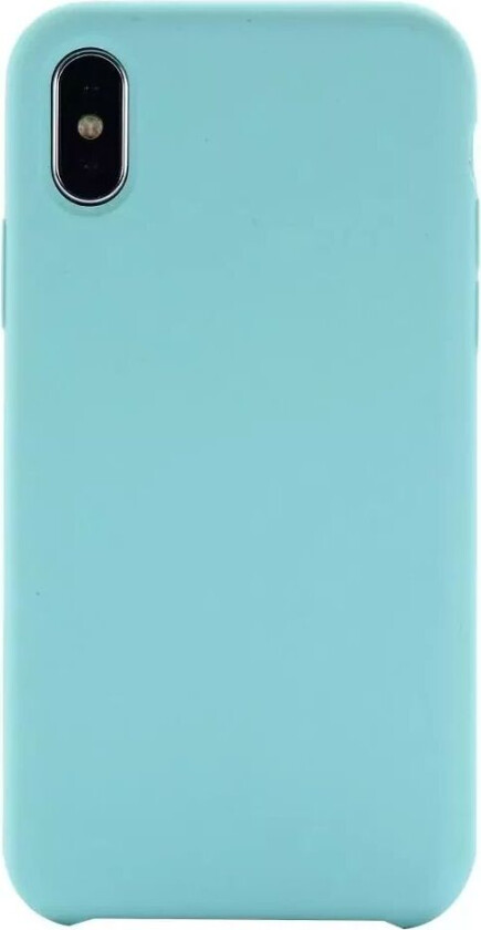 iPhone X / XS Soft Silicone Case - Cyan Vol. 2