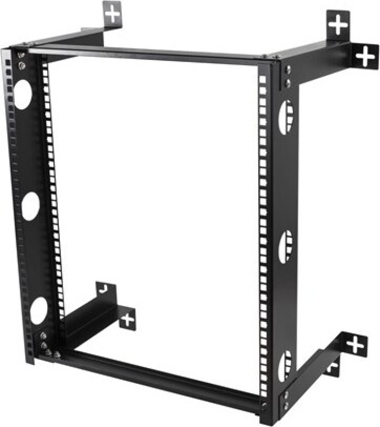 19-DTSR0512 19" wall mount 12U 60kg load steel mounting kit black