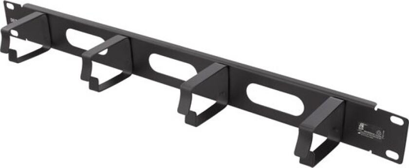 19" 1U Metal Cable Management with brush