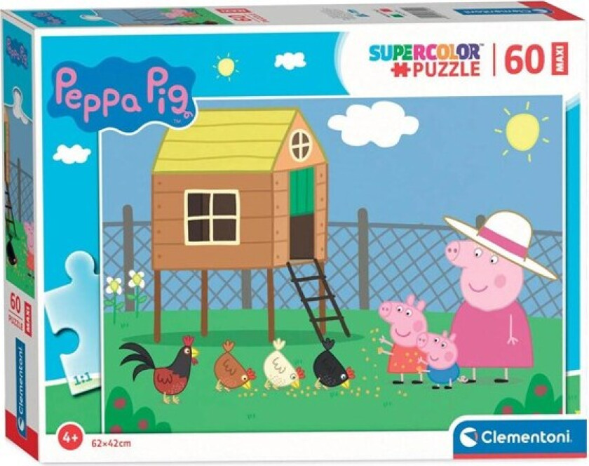 Maxi Puzzle - Peppa Pig 60pcs. Gulv