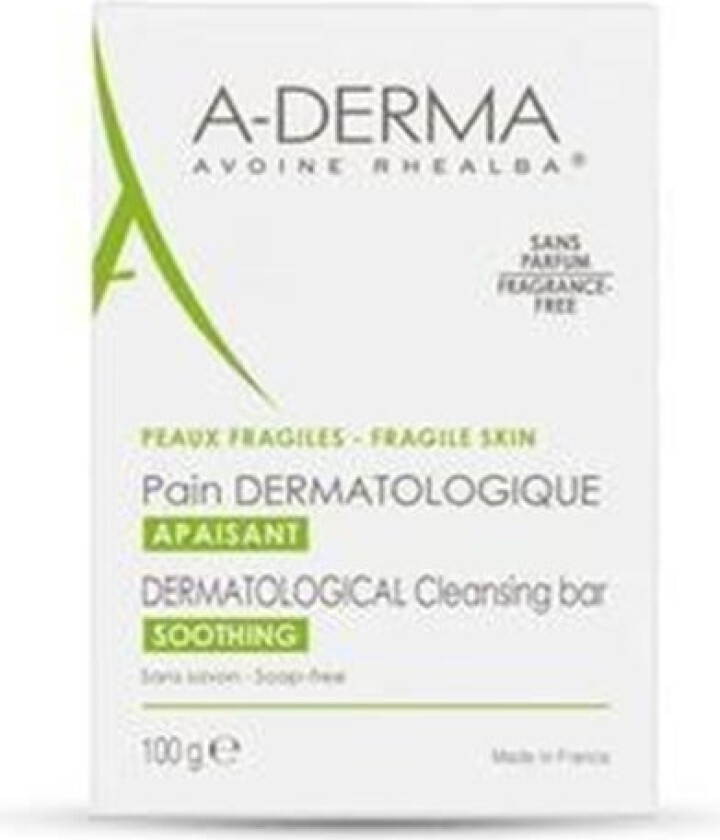 Bilde av A-Derma Cleansing Bar, 100 g