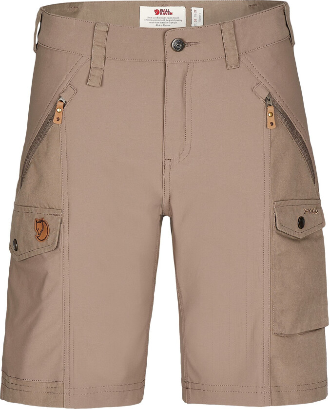 Women's Nikka Shorts Curved Suede Brown 44