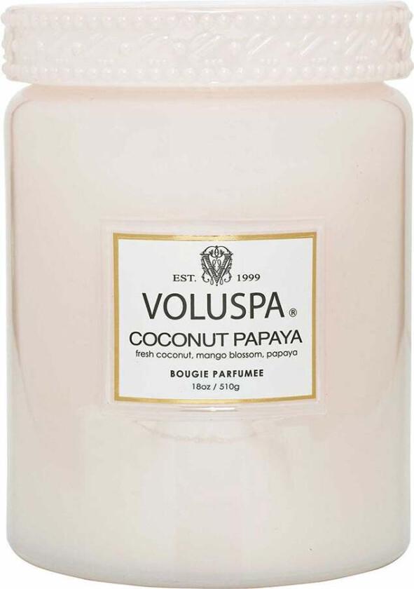 Large Jar Candle Coconut Papaya, 510 g Duftlys