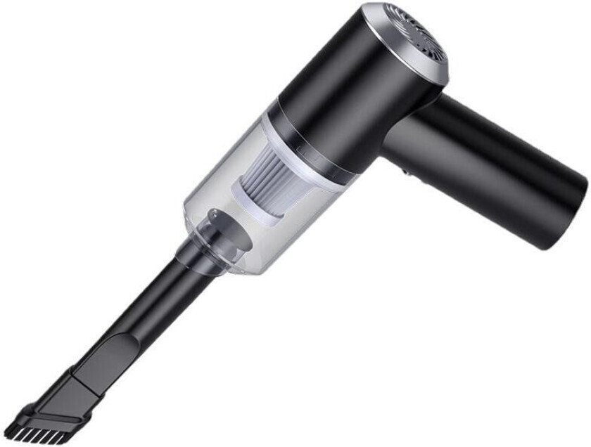 Black 2 i 1 bærbar bilstøvsuger Bærbar trådløs støvsuger Håndstøvsugere for bilhusholdning 2 filtre