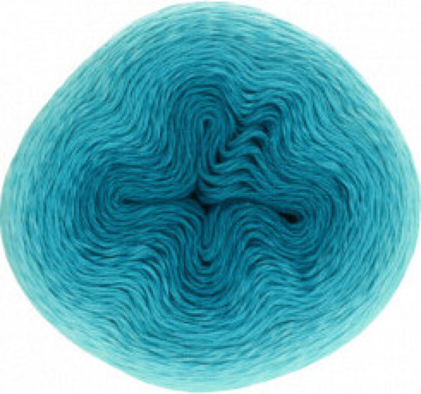 Whirl Garn Print 559 Turqouise Turntable