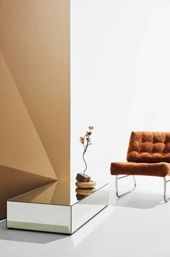 Ponti salongbord i speilglass 120x60 cm Glas