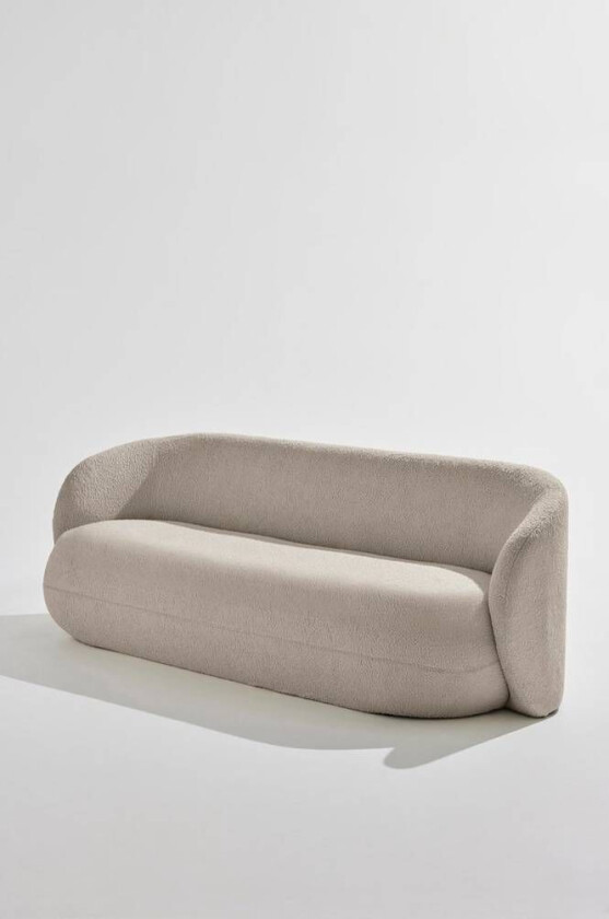 Bloom sofa i teddystoff Beige