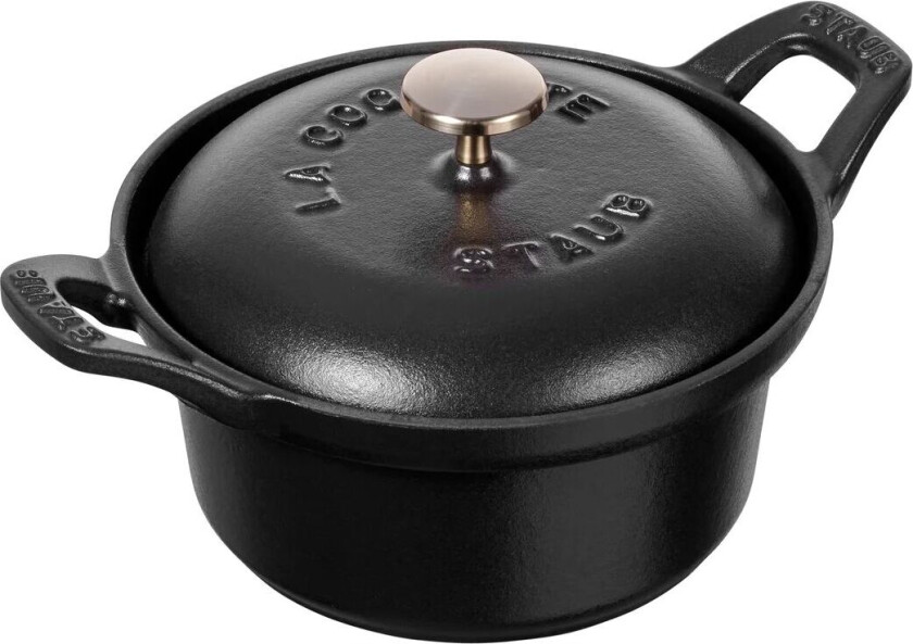 STAUB Vintage La Coquette gryte rund 0,5 L Svart