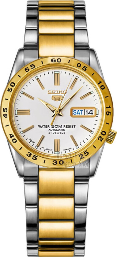 5 Automatic 37mm SNKE04K1 - Automatisk - Sølv - Herreklokker - Rustfritt stål - ledd m/pin - Mineral