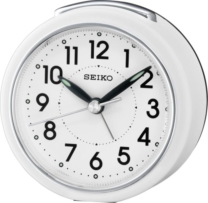 Quiet Sweep Alarm Clock QHE125W - Kvarts - Hvit - - - Akryl