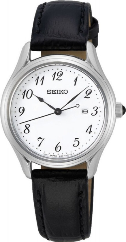 Neo Classic SUR639P1 - Kvarts - Sølv - Dameklokker - Skinn - Safir