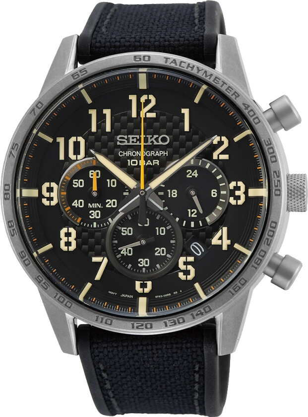 Lord Chronograph SSB367P1 - RIP - Kvarts - Sølv - Herreklokker - Stoff - Mineral