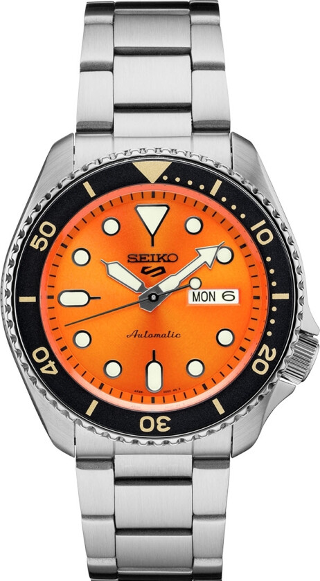 Beyond belief - Seiko 5 Sports Style Automatic SRPD59K1 - Automatisk - Sølv - Herreklokker - Rustfritt stål - ledd m/pin - Mineral