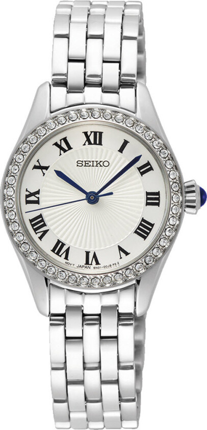 Classic Lady Swarovski SUR333P1 - Kvarts - Krystal Sølv - Dameklokker - Rustfritt stål - ledd m/pin - Mineral
