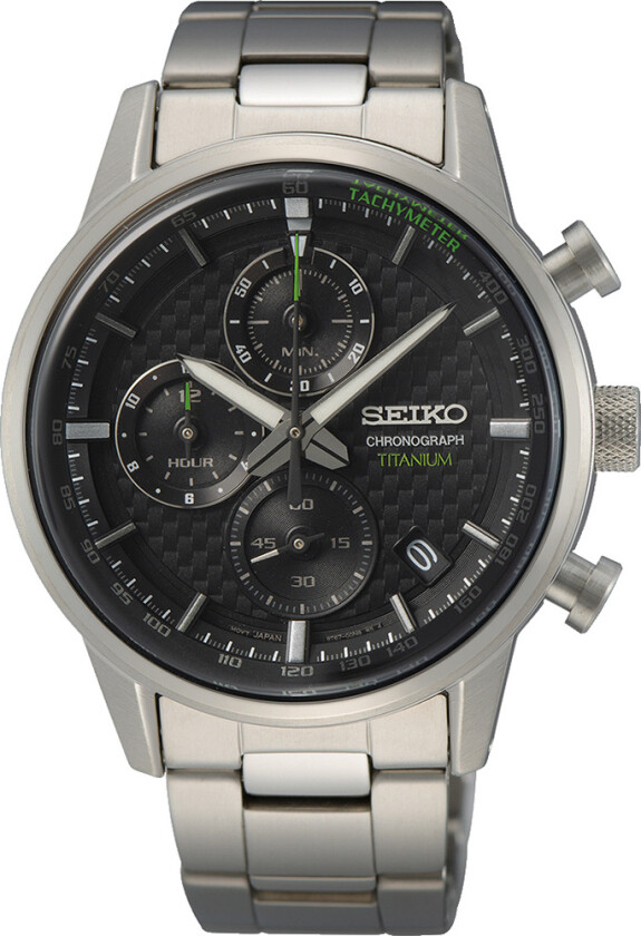Titanium Chronograph SSB389P1 - Kvarts - Grå - Herreklokker - Titanium - Mineral