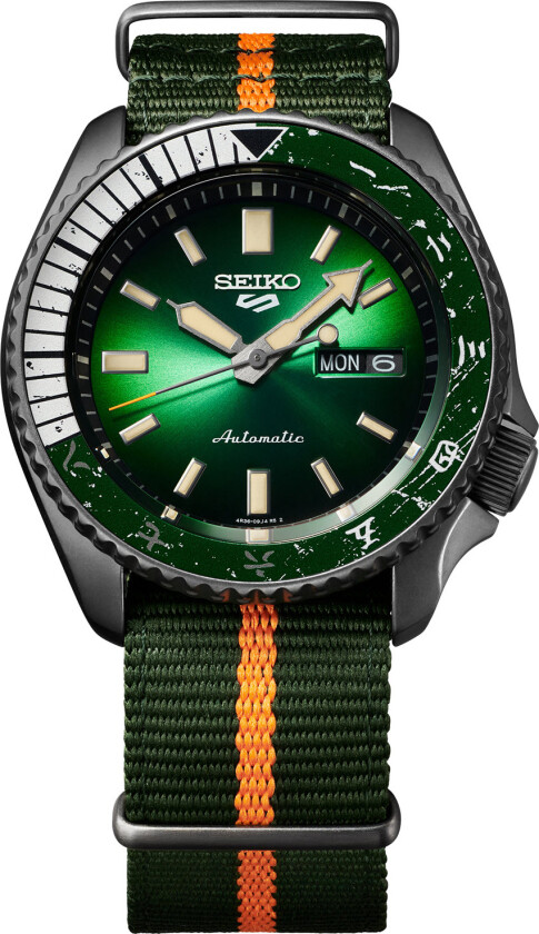 5 Rock Lee Limited Edition (6500 pieces worldwide) SRPF73K1 - Automatisk - Gunmetal Sølv - Herreklokker - Stoff - Mineral
