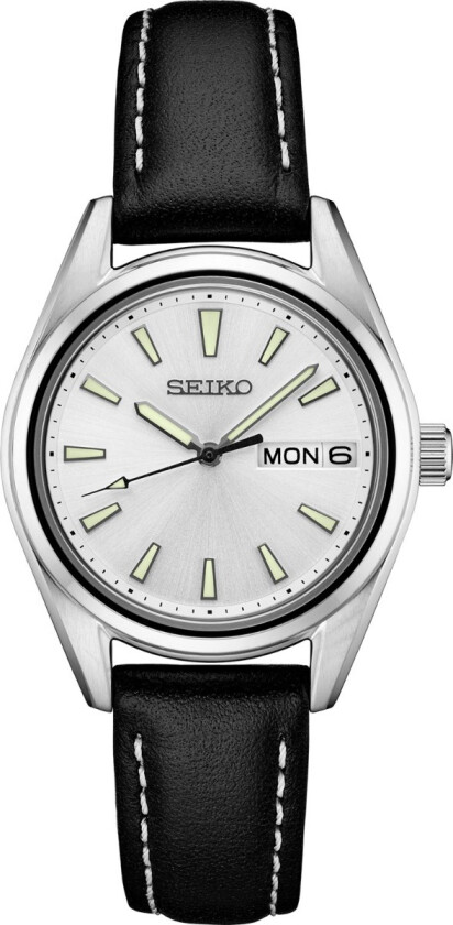 30mm Classic Sapphire Women SUR455P1 - Kvarts - Sølv - Dameklokker - Skinn - Safir