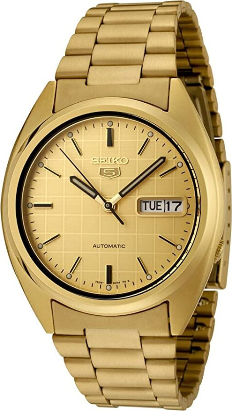 5 Automatic 37mm SNXL72K1 - Automatisk - Gull - Herreklokker - Rustfritt stål - ledd m/skrue - Mineral
