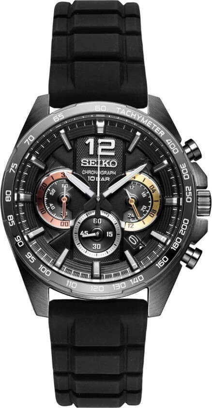 Chronograph SSB349P1 - Kvarts - Gunmetal Sølv - Herreklokker - Silikon - Mineral