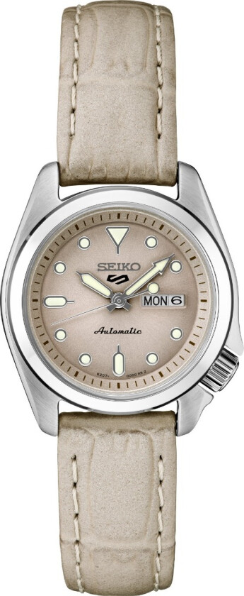5 Sports Ladies Automatic SRE005K1 - Automatisk - Sølv - Dameklokker - Skinn - Mineral