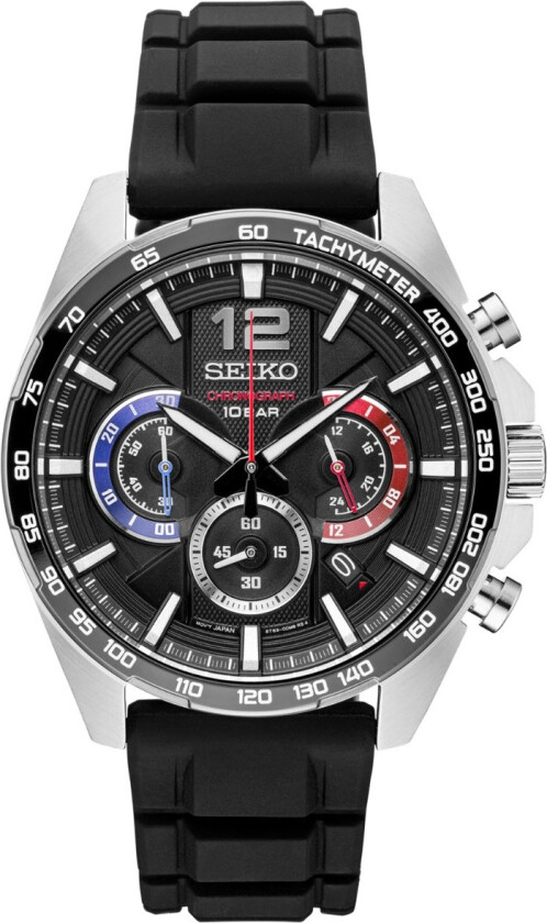 Chronograph SSB347P1 - Kvarts - Sølv - Herreklokker - Silikon - Mineral
