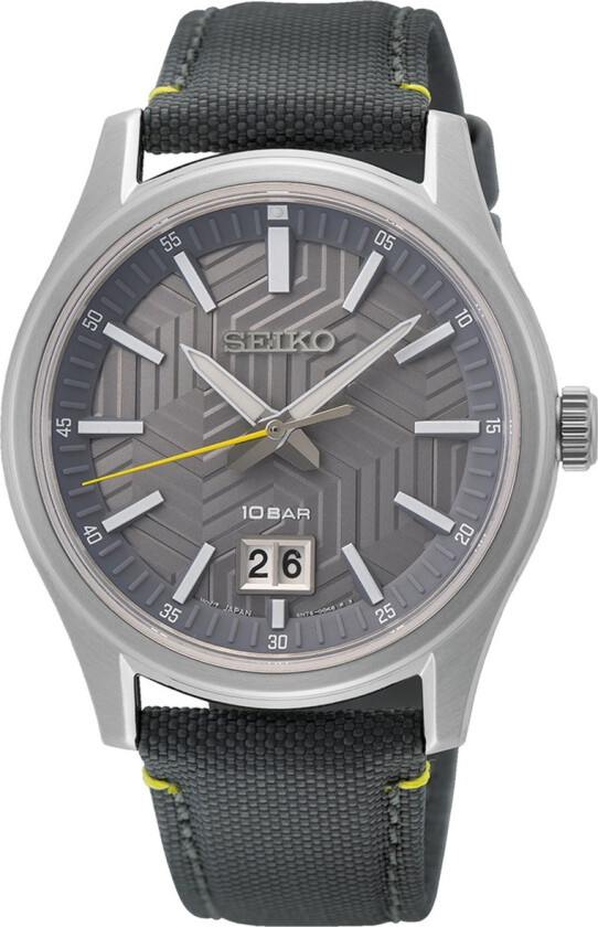 Mens Classic Sapphire SUR543P1 - Kvarts - Sølv - Herreklokker - Stoff - Safir