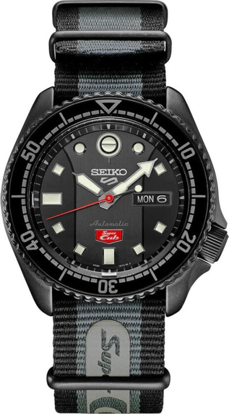 5 Honda Super Cup Limited Edition 2023 (5000 pieces worldwide) SRPJ75k1 - Automatisk - Sort - Herreklokker - Stoff - Mineral