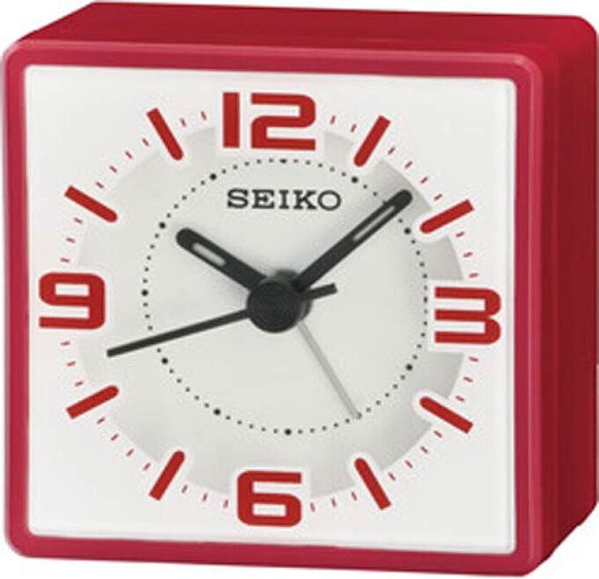 Alarm Clock QHE091R - Kvarts - Rød - - - Akryl