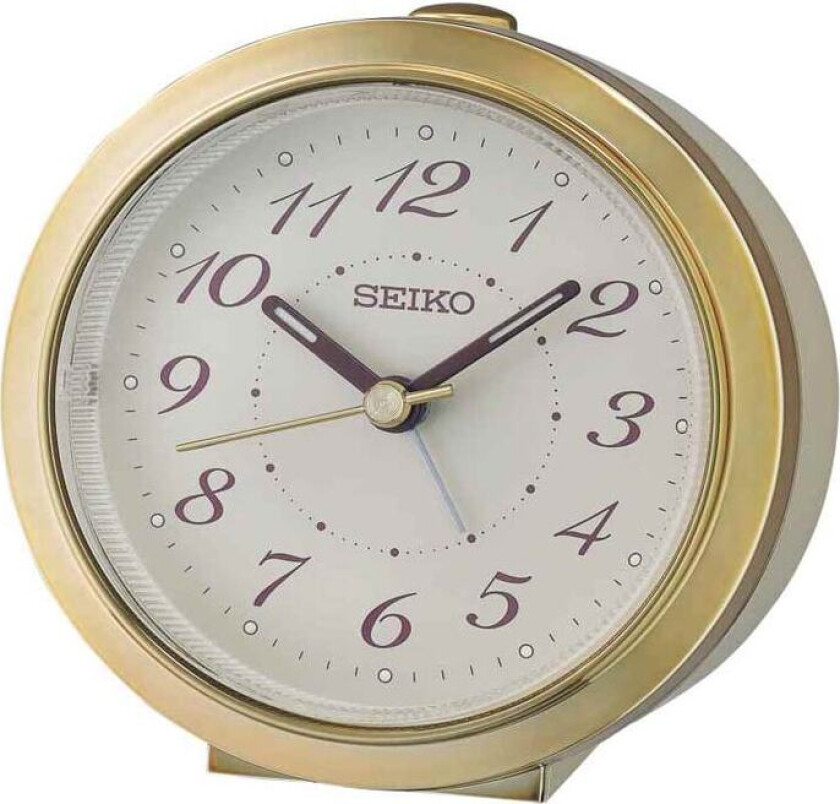 Alarm Clock QHE187G - Kvarts - Gull - - - Akryl