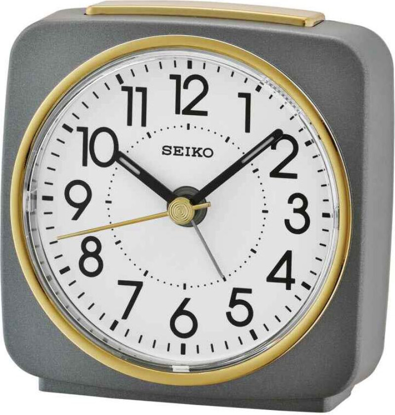Alarm Clock QHE140N - Kvarts - Grå - - - Akryl