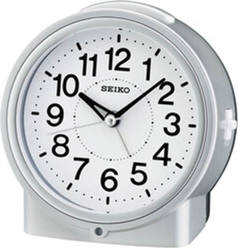 Alarm Clock QHE117S - Kvarts - Sølv - - - Akryl