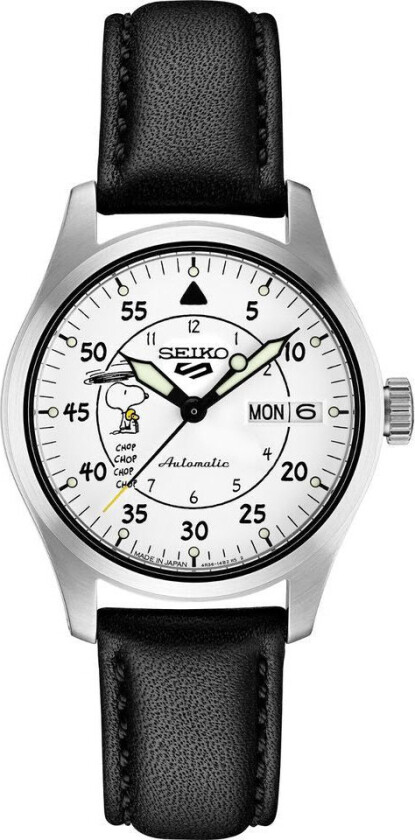 5 Sports x Peanuts Parachute Limited Edition (6500 pieces worldwide) SRPK27K1 - Automatisk - Sølv - Unisex - Skinn - Mineral
